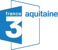 Ancien logo de France 3 Aquitaine du 7 janvier 2002 au 6 avril 2008.
