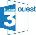 Ancien logo de France 3 Ouest du 7 janvier 2002 au 6 avril 2008 (aujourd'hui dénommée France 3 Bretagne et France 3 Pays de la Loire).