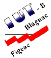 Logo de l'IUT 'B' jusqu'en 2000.