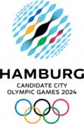 Logotype de la candidature de Hambourg.