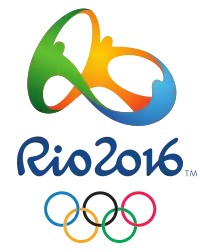 Logo officiel utilisé pour les JO de 2016.