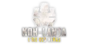 Logo de Koh-Lanta : L'Île des héros.