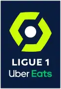 Logo durant les saisons 2020-2021 et 2021-2022, avec le naming de Uber Eats.