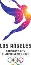Logotype de la candidature de Los Angeles pour 2024.
