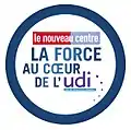 Déclinaison du deuxième logo utilisée lors de l'intégration du Nouveau Centre à l'UDI en 2012