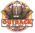 Logo du Outback Bowl de 2001.