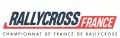 Logotype large avec l’appellation Championnat de France de Rallycross.