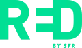 Logo de RED by SFR, la marque commerciale exploitée par Omea Telecom jusqu'en décembre 2017.