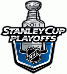 Logo avec la Coupe Stanley et les mots "Stanley Cup Playoffs 2011"
