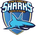 Nouveau Logo avec le nom Antibes avec le nouveau surnom les « Sharks » (les requins)