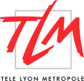 Ancien logo de Télé Lyon Métropole de juin 1994 au 31 décembre  2000.