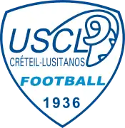 Logo de l'US Créteil, club de la banlieue sud-est de Paris, en National