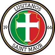 Logo de l' US Lusitanos Saint-Maur, club de la banlieue sud-est de Paris, en National 2