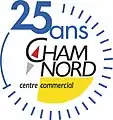 Le logo utilisé lors des 25 ans du centre commercial.