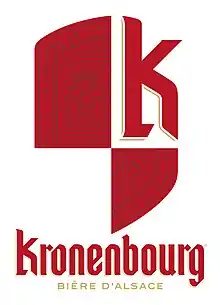 nouveau logo de la marque Kronenbourg brassée en Alsace