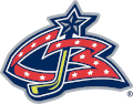 Premier logo des Blue Jackets, de 2000 à 2007