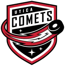 Description de l'image Logo des Comets d'Utica.png.