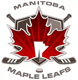 Description de l'image Logo des Maple Leafs du Manitoba.jpg.