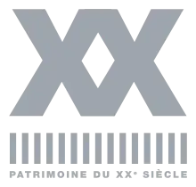 Label « Patrimoine du XXe siècle ».
