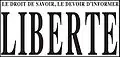 Ancien logo de Liberté.