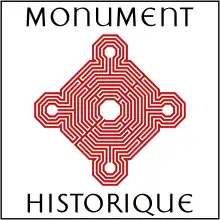 alt=Logotype identifiant un monument classé au titre des
monuments historiques.