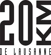Logo des 20km de Lausanne depuis plusieurs années