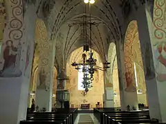 Intérieur de l'église.