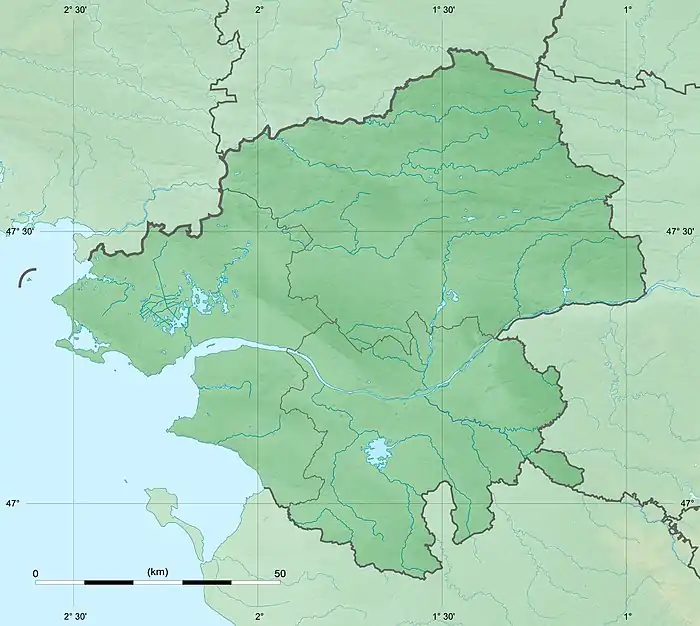 voir sur la carte de la Loire-Atlantique