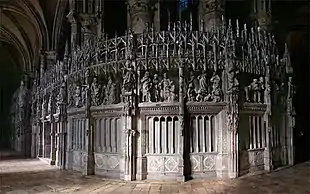 Clôture de chœur de la cathédrale Notre-Dame de Chartres (1513-1529).