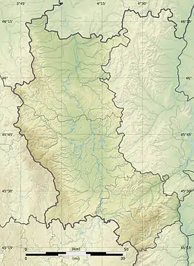Voir sur la carte topographique de la Loire