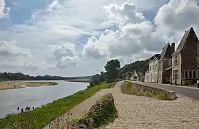 Les bords de la Loire à Chênehutte-Trèves-Cunault.