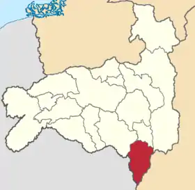 Localisation de Canton d'Espíndola