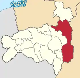 Localisation de Canton de Loja