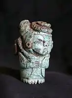 statuette Tembladera, chrysocolle, Lombards Museum