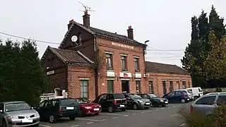 La gare de Lomme, actuelle boutique SNCF