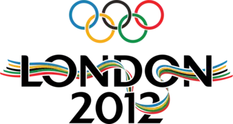Logo des jeux olympiques de Londres de 2012.