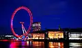 Le London Eye sur la Tamise.