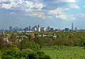 La ville vue de Primrose Hill