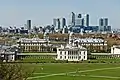 Vue de Londres et de Greenwich depuis l'Observatoire royal