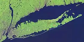 L'Outer Barrier se dégageant de Long Island.
