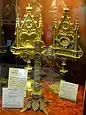 Monstrances de saint Sulpice et saint Vincent de Paul.