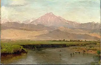 Longs Peak, Colorado, vers 1870, Musée des beaux-arts de Boston, Boston
