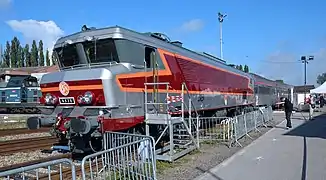 La CC 6530, exposée au public.