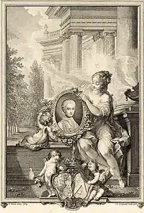 Comtesse de Mareilles, née Heudelot de Létancourt (1742-1762), d'après Charles Eisen