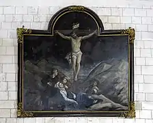 Tableau de la crucifixion.