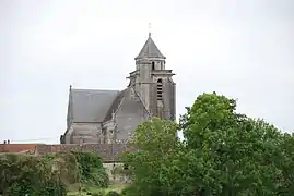 L'église vue du nord.