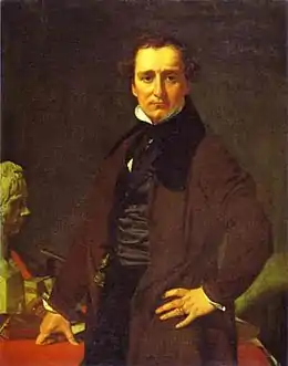 Dominique Ingres - Portrait de Lorenzo Bartolini par Ingres