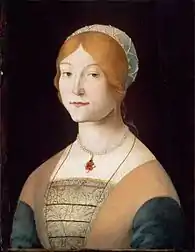 Femme au collier de perles, 1485-95Beaux Arts de Boston