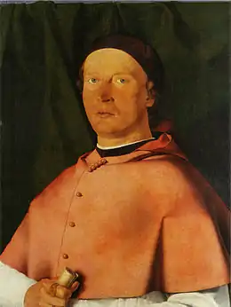 Portrait de l'évêque Bernardo de' Rossi, 1505, Musée Capodimonte, de Naples