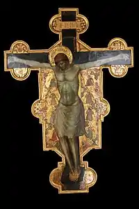 Crucifix peint,  Lorenzo di Bicci